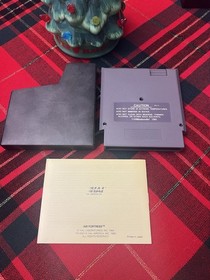 NES AIR Fortress 1989, Tested Original Owner, Cartridge/Sleeve/Manual