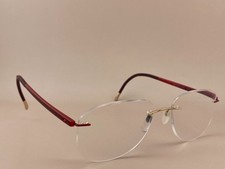 Silhouette Eyeglasses Frame 7642 40 6053 Red -17-140 Titanium Austria