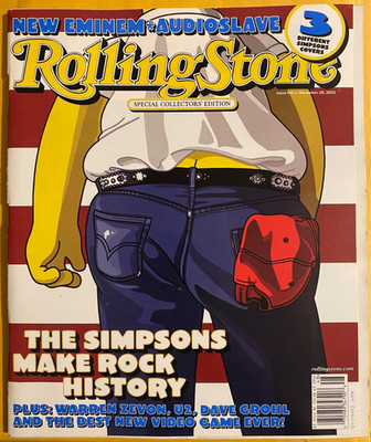SIMPSONS rolling stone AUDIOSLAVE Eminem DAVE GROHL bart HOMER Manson RUN-DMC 3