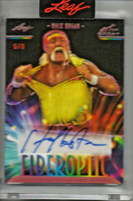 Hulk Hogan 2023 Leaf Art of Sport Fiberoptic Autograph #5/6