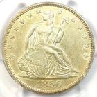 1856-S Seated Liberty Half Dollar 50C - Certified PCGS AU Details - Rare Date!