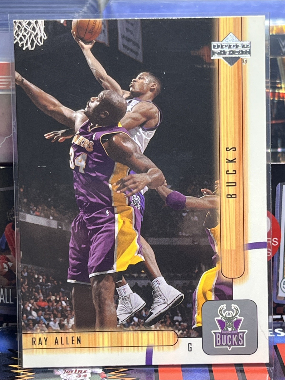 Ray Allen 2001-02 Upper Deck #93 Milwaukee Bucks HOF