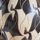 Pottery Nicaragua 11” Vase Large Birds Signed Fransisco Calero Vintage Sgraffito — photo 8