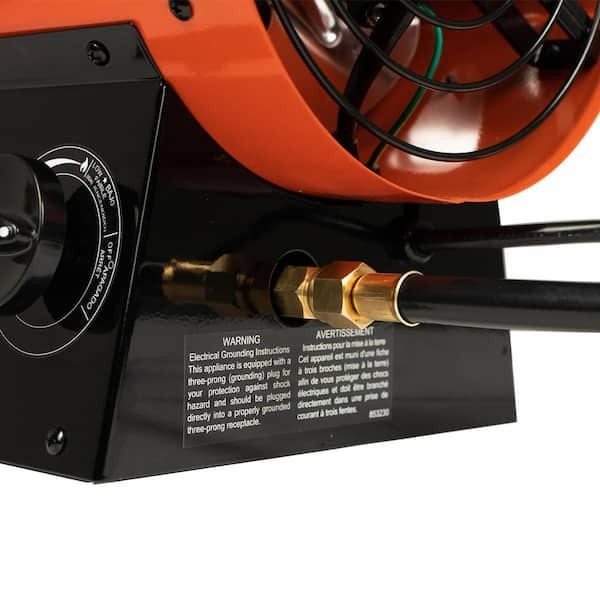 Heatfast Portable 120K BTU Space Heater Construction LP Gas Forced Air Propane