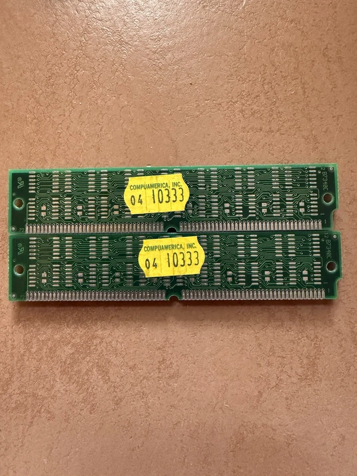 32MB (2x16MB) 60ns 72 Pin SIMM Memory Single Sided EDO DRAM Non Parity - image 2 of 2