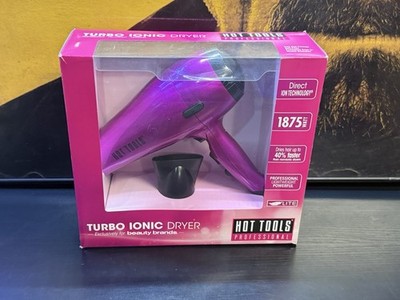 Hot Tools Professional Turbo Ionic Hair Dryer Pink 1875W BB1013DPK New