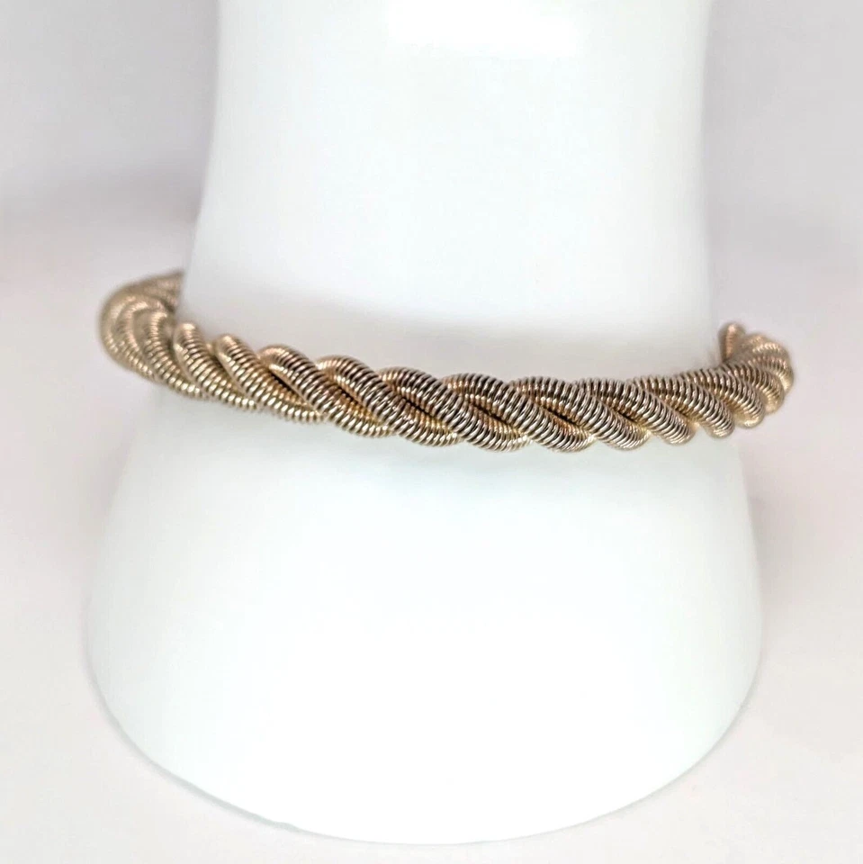 Pulsera Point 800 Plata Fina 7.5" Largo - Flexible Foto 3 de 4