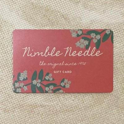 Needlepoint X Stitch Counted Thread Nimble Needle $50 Gift Card Needlework tools