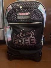 Seven Zaino trolley scuola Feeling Free con ruote multicolore/nero da lavare