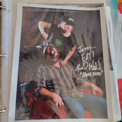 FRED VOGEL TOETAG PICTURES MASKHEAD HORROR MOVIE AUTOGRAPH AUGUST UNDERGROUND 