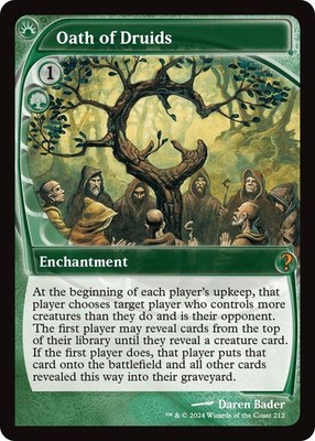 Oath of Druids (Future Sight) NM [MB2 - 212]