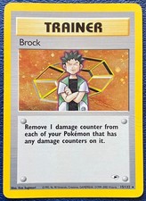 Brock 15/132 Gym Heroes Unlimited Vintage 2000 WOTC Holo Rare - DMG on eBay