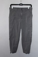 Social Standard by Sanctuary Womens Pants Gray Small Cargo Adjustable String Hem