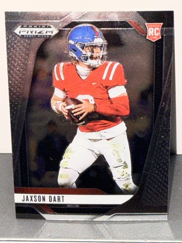 Panini 2025 Prizm Draft Picks Jaxson Dart Ole Miss Rebels Rookie #90 Football