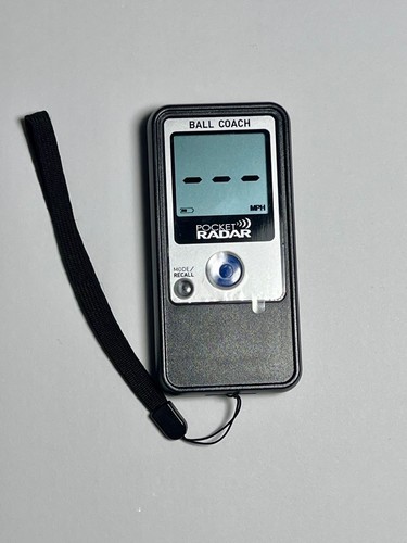 Pocket Radar Ball Coach Model PR1000-BC W/ Case & Lanyard Plastic Screen Film