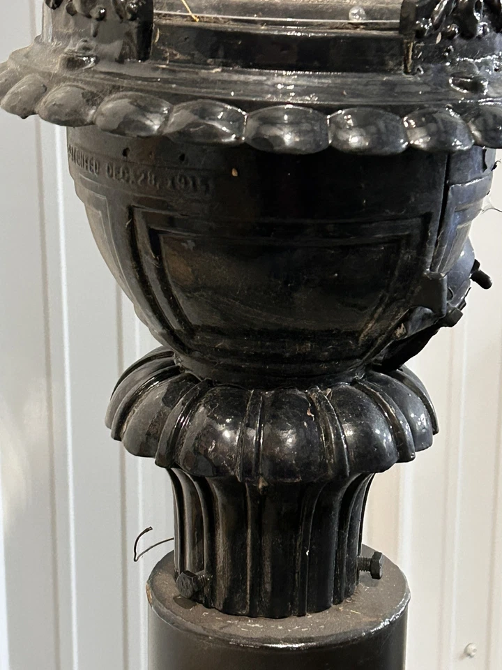 "Luz de calle Boulevard NYC vintage de 44"", lámpara de poste, LED" Foto 4 de 4