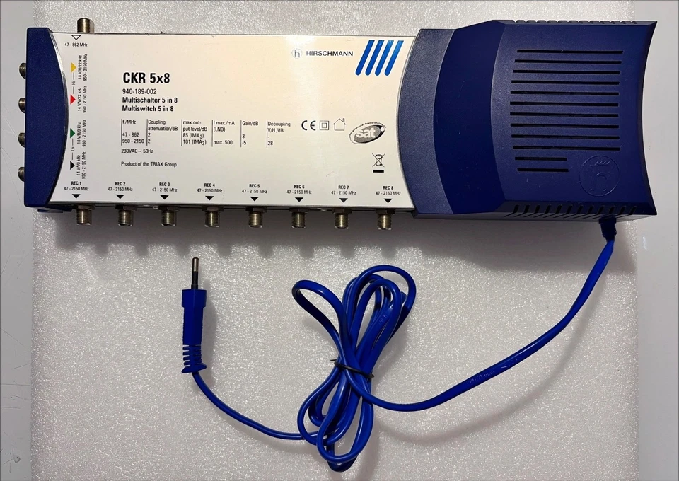 Hirschmann (Triax) - CKR 5x8 Multischalter (Art.-Nr. 940-189-002) - Bild 2 von 4