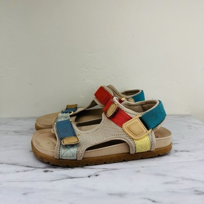 Zara Multi Colored Adjustable Strap Sandals Boys Size 2.5 | eBay display picture 1