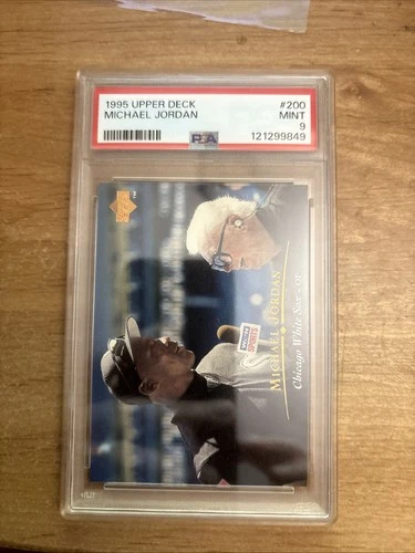 MICHAEL JORDAN WHITESOX UPPER DECK BASEBALL #200 PSA 9