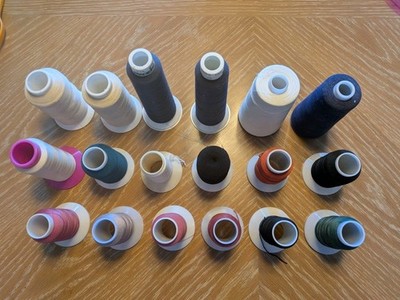 18 Wooly Nylon, Superior, Madeira, Talon, Corticelli Serger Machine Thread lot