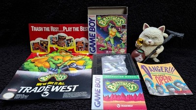 Battletoads Nintendo Game Boy 1991 CIB USA Authentic Tested Rare Poster Leaflet