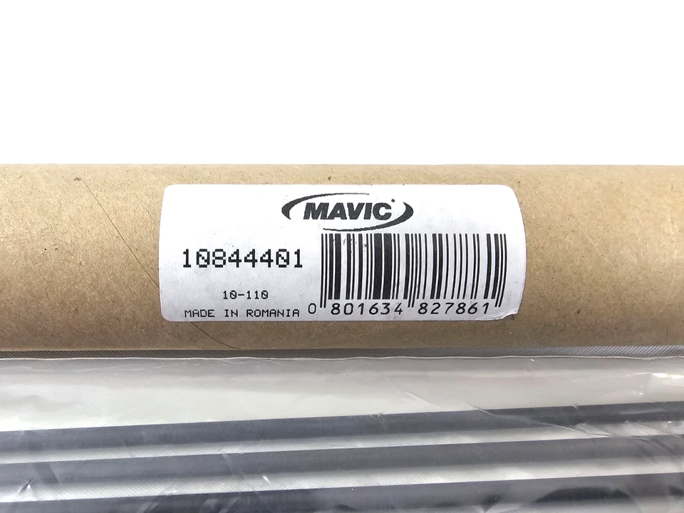 Bicicleta de bicicleta NOS Mavic Wheel Tracomp radios fibra de carbono R-Sys 283,7 mm negro rojo Foto 3 de 4