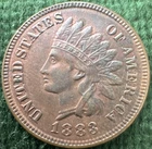 1883 Indian Head Cent Semi-Key | Extra Fine Plus | Free Shipping