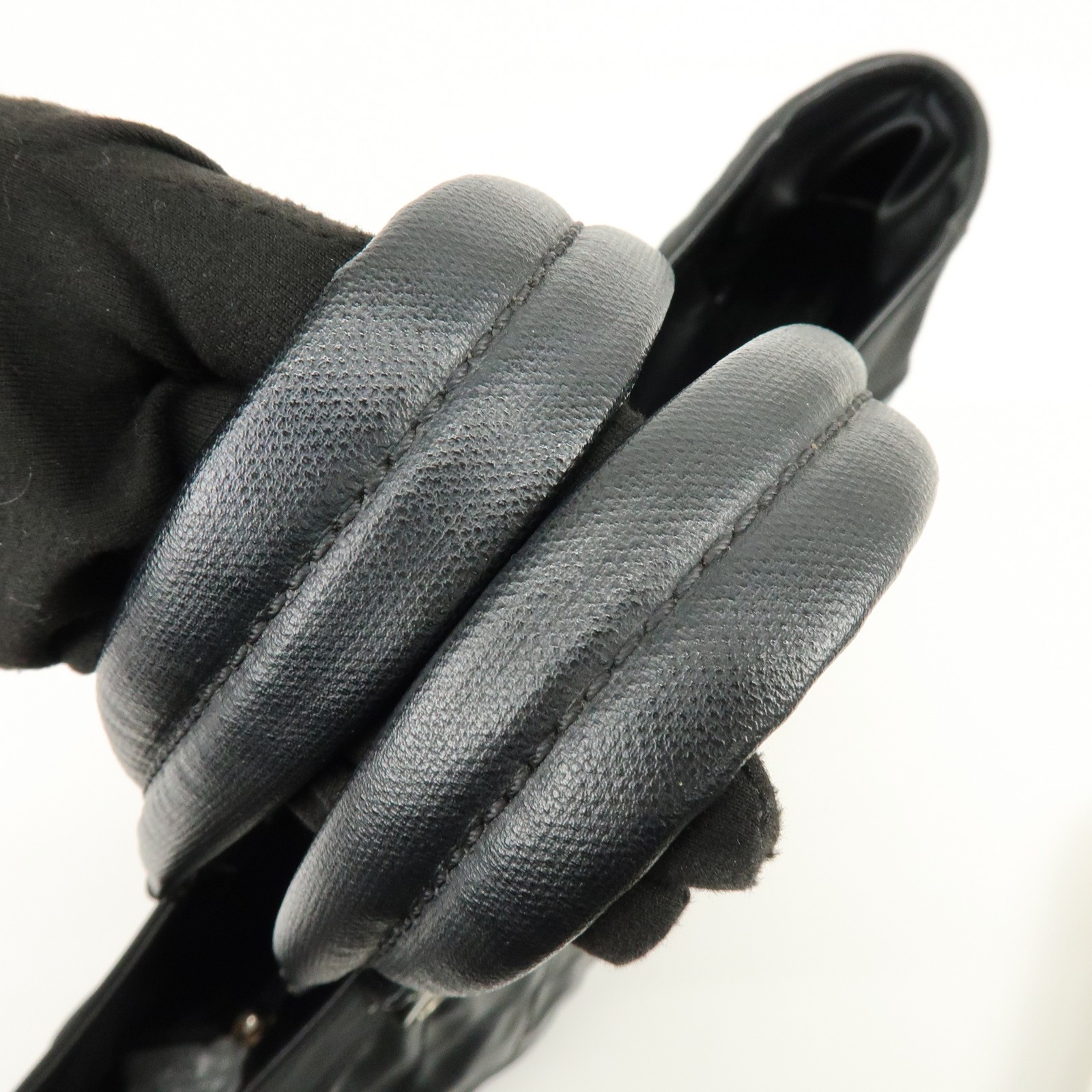 CHANEL PVC Canvas Leather Paris Biarritz MM Tote Hand Bag A34209 Auth Used F/S thumbnail 7