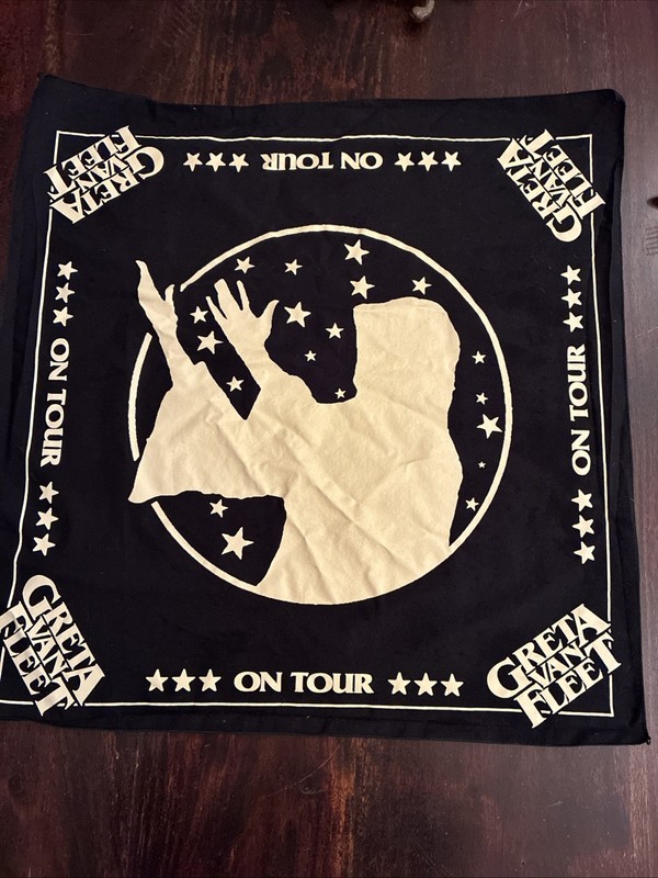 Greta Van Fleet Concert Bandana On Tour