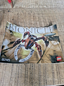 LEGO Bionicle Roporak Visorak 8745 Metru Nui 100% complete set with canister