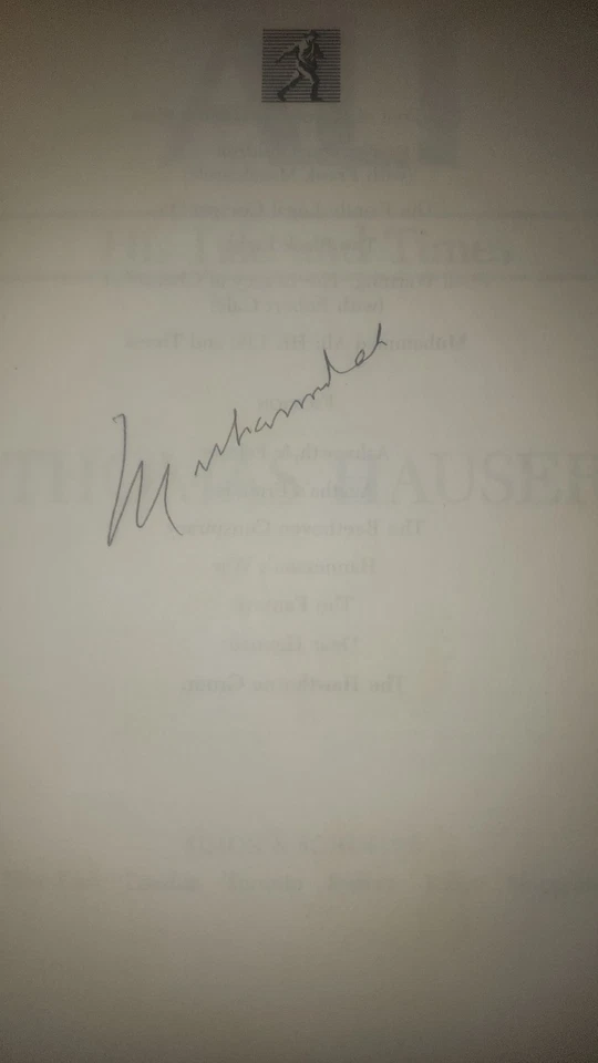 MUHAMMAD ALI His Life and Times Autographed Copy First Edition - Image 3 of 4