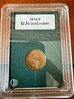 1912 $2.50 Indian Head Quarter Eagle Gold Coin Philadelphia No Mint Mark