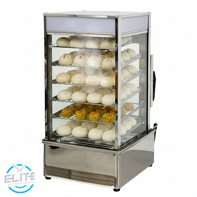 #ad #ad 1200W 110V Electric Food Steamer Bun Steam Glass Door Display Warmer 230°F $470.00