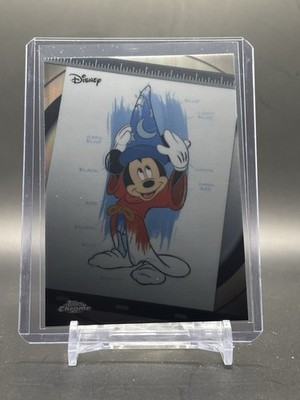 2026 Topps Chrome Disney Sorcerer's Apprentice Mickey Mouse I&P-3 Ink And Paint