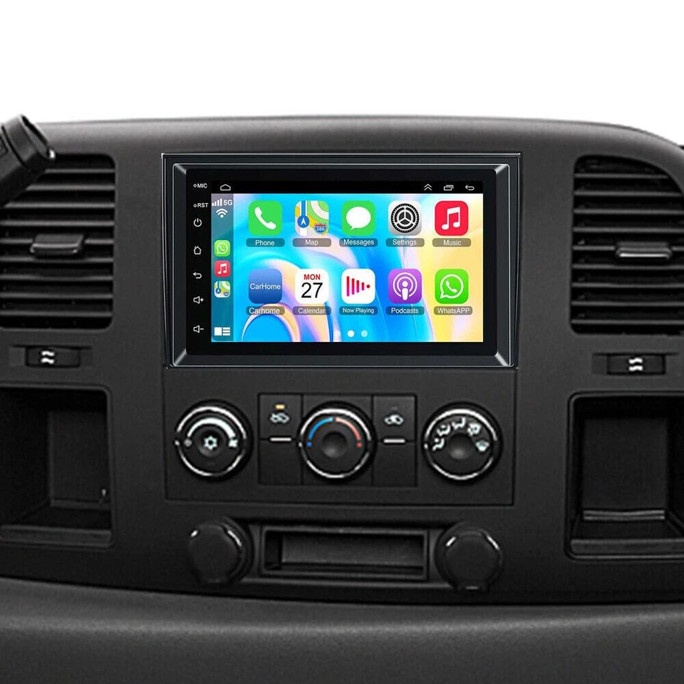 For GMC Sierra 1500 2500HD 3500HD Car Radio DASH Carplay Player GPS NAVI Stereo - Image 4 of 4
