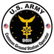 US Army Common Ground Station Operator Bumper Sticker Military Vinyl Decal 5"