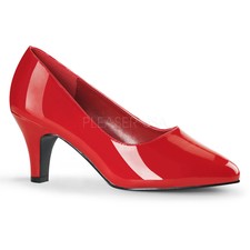 red shoes 3 inch heel