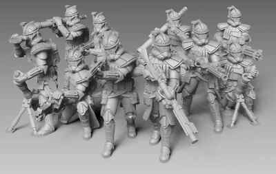 Star Wars Legion ARC Troopers Unit Expansion Proxy Models 3d Printed
