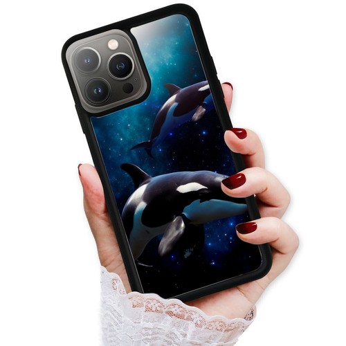 Fitted Case Skin For iPhone SE XS XR Max 5 6 7 8 Plus Oceans Orcas Killer Whales - Picture 22 of 25