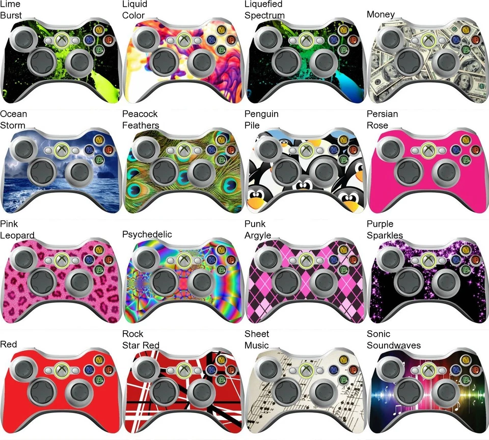 Escolha qualquer 1 decalque/pele de vinil para controle Xbox 360 - Compre 1 e ganhe 1 grátis! - Imagem 3 de 4