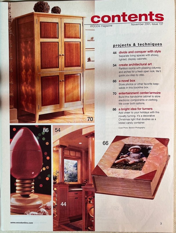 Vintage Wood Magazine :  December 2001  : Issue # 138