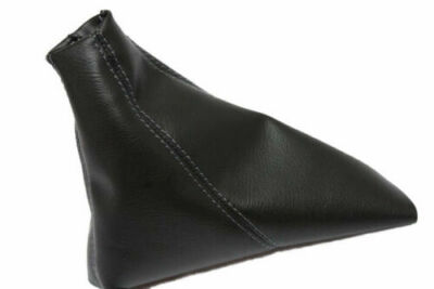 Fits 97-04 Chevrolet Corvette C5 Real Leather Emergency Brake Boot w/Gray Stitch
