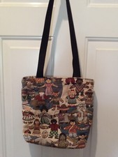 Tapestry handbag Children of the World