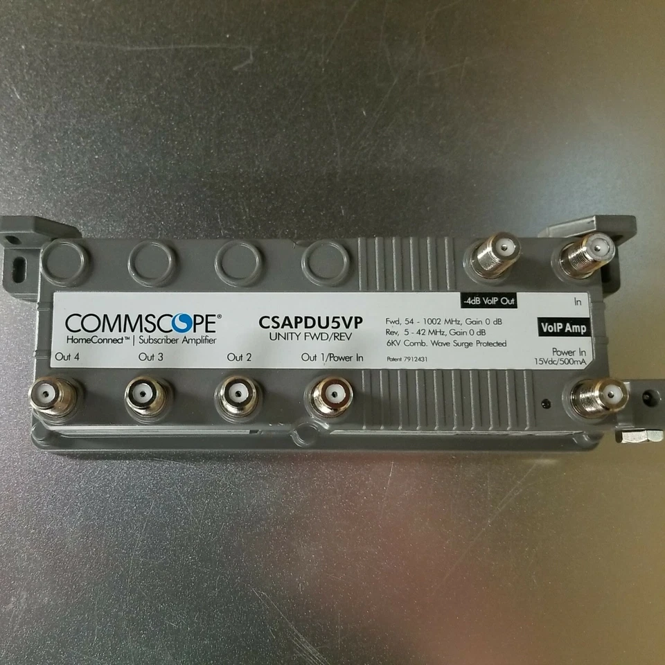 Comscope VoIP Amplifier Homeconnect CSAPDU5VP AC Adapter - Image 2 of 4