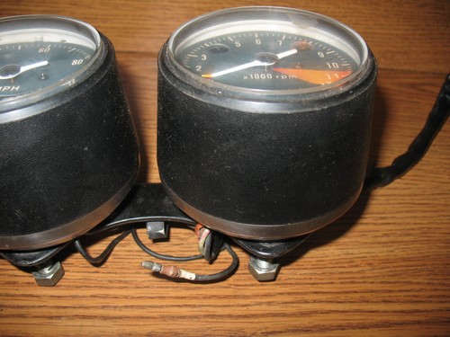 1968 CB350 K0 METER SET MPH SPEEDOMETER + TACH HONDA SUPER SPORT CB CL 250 350 - Picture 7 of 18