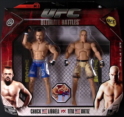 UFC Championship フィギュア3体セット Tito Ortiz Chuck Liddell UFC Jakks Pacific Action Figures Ultimate