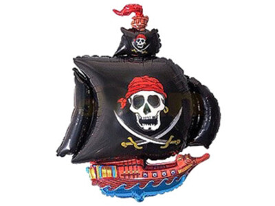 Ballon Mini Shape Piratenschiff 14'' 5370