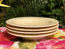 Villeroy & Boch Piemont Estuvo Faience gelb 4 Teller tief DM 21,5cm Vintage