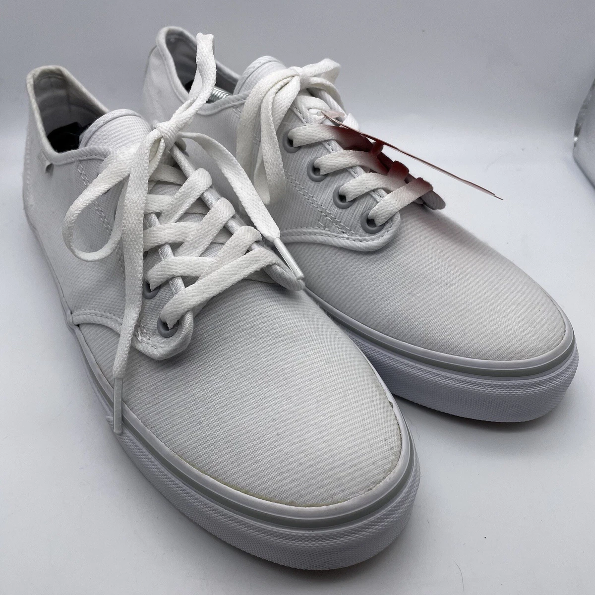 Vans Womens Camden Stripe 721356 White Summer Gray Casual Shoes