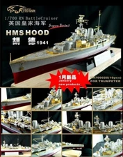 Flyhawk FH700020 1/700 WWII RN BattleCruiser HMS Hood 1941 For Trumpeter 05740